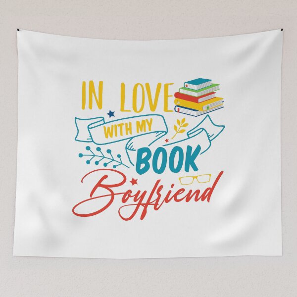 Item preview, In Love with my Book Boyfriend designed and sold by lynnhowardbooks.