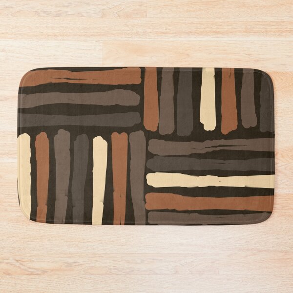 Item preview, Modern Japandi Style Stripes Pattern in Wood Tones designed and sold by Deutschic.