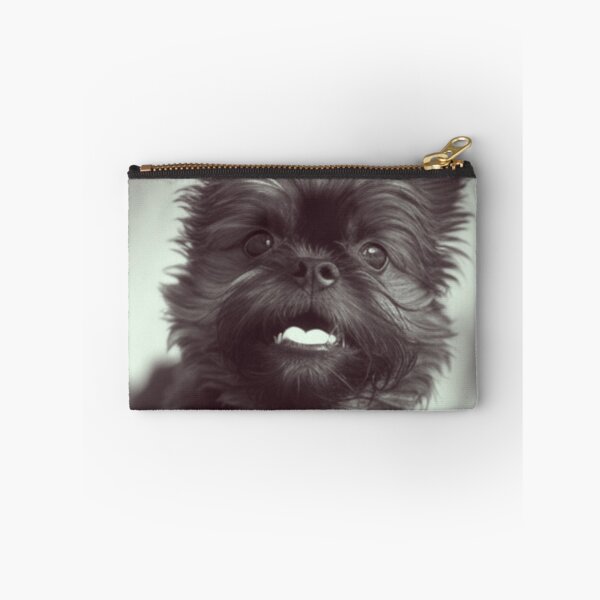 Item preview, B&W Playful Affenpinscher Dog Print designed and sold by TheWildFlix.