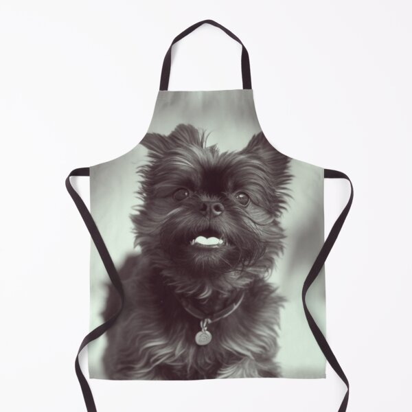 Item preview, B&W Playful Affenpinscher Dog Print designed and sold by TheWildFlix.