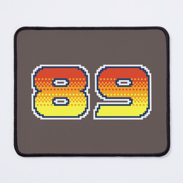 Item preview, 89 Eighty Nine Pixel Font 89ers in Red Orange and Yellow designed and sold by pixeltogs.