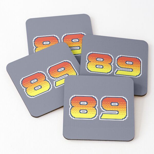 Item preview, 89 Eighty Nine Pixel Font 89ers in Red Orange and Yellow designed and sold by pixeltogs.