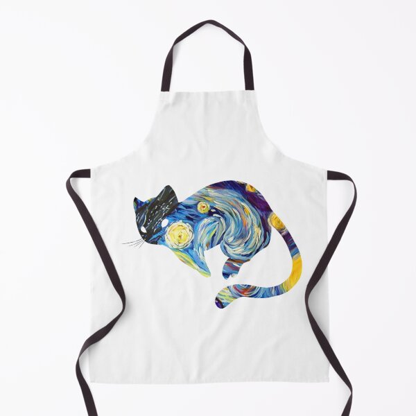 Item preview, Van Gogh Cat Starry Night Van Gogh Cat Lovers designed and sold by Vangoholic.