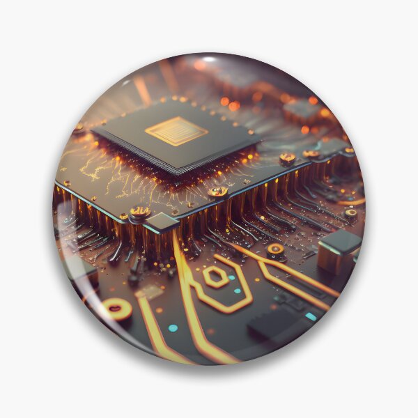 Item preview, Futuristic motherboard 3d illustration. designed and sold by R.L cases and stickers.