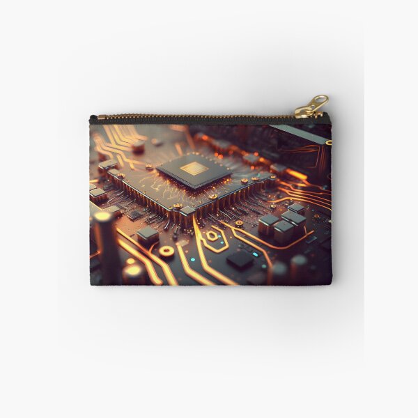 Item preview, Futuristic motherboard 3d illustration. designed and sold by R.L cases and stickers.