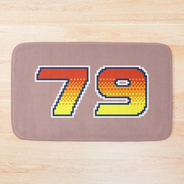 Item preview, 79 Seventy Nine Pixel Font 79ers in Red Orange and Yellow designed and sold by pixeltogs.