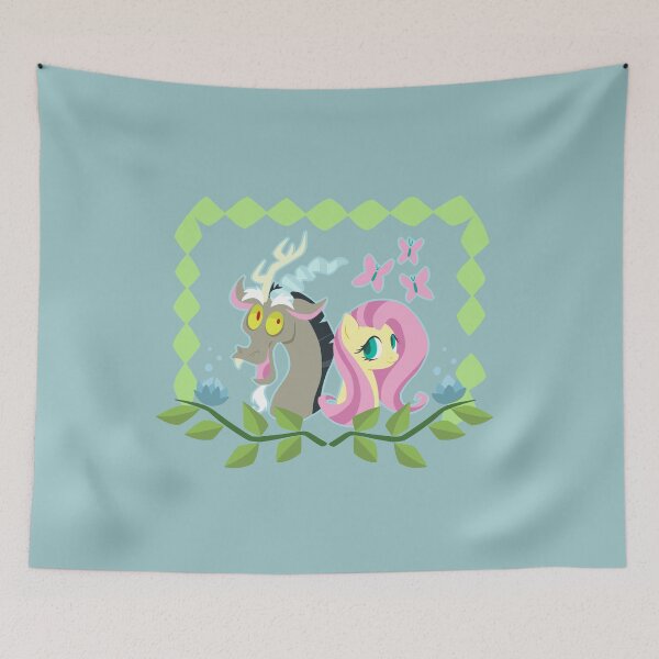Aperçu de l'œuvre Fluttershy & Discord créée et vendue par SaKe Bunny.