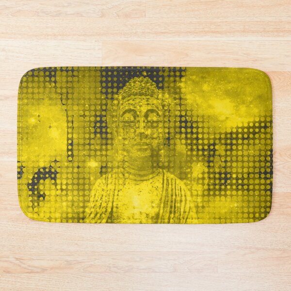 Aperçu de l'œuvre BOUDDHA. NIRVANA JAUNE. créée et vendue par 5hertz.