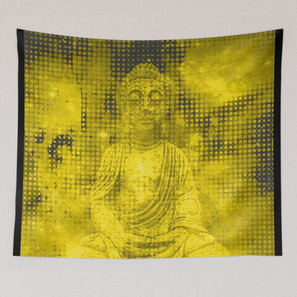 Artikelvorschau, BUDDHA. NIRVANA-GELB. entworfen und verkauft von 5hertz.