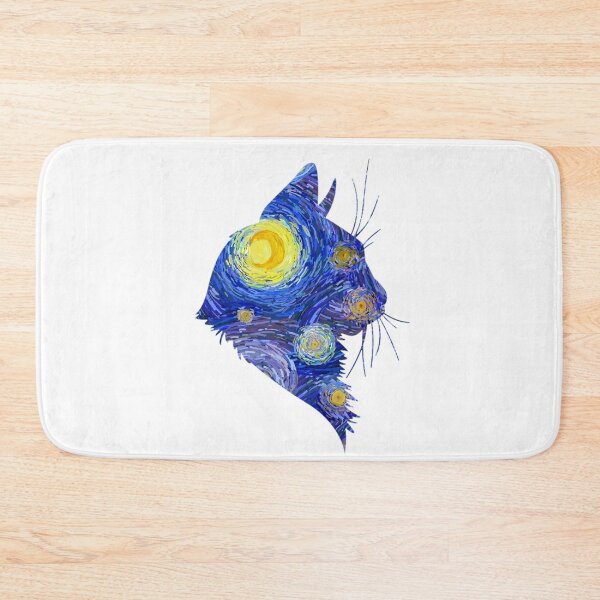 Item preview, Van Gogh Cat Starry Night Van Gogh Cat Lovers designed and sold by Vangoholic.