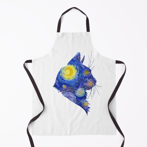 Item preview, Van Gogh Cat Starry Night Van Gogh Cat Lovers designed and sold by Vangoholic.