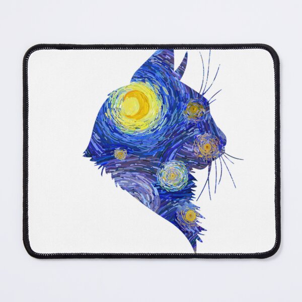 Item preview, Van Gogh Cat Starry Night Van Gogh Cat Lovers designed and sold by Vangoholic.