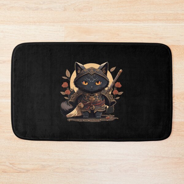 Item preview, Dangerous samurai cat designed and sold by kapkoo.