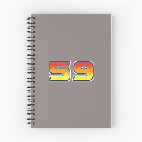 Item preview, 59 Fifty Nine Pixel Font 59ers in Red Orange and Yellow designed and sold by pixeltogs.