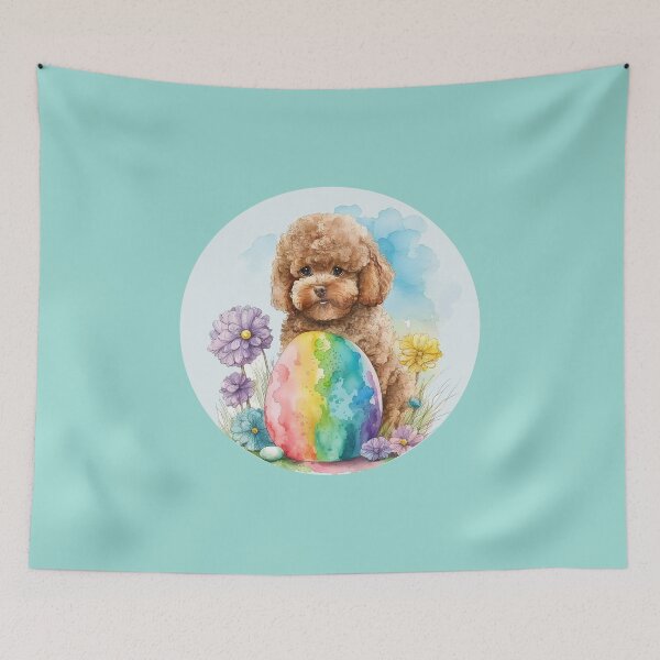 Item preview, brown poodle Easter designed and sold by franktact.