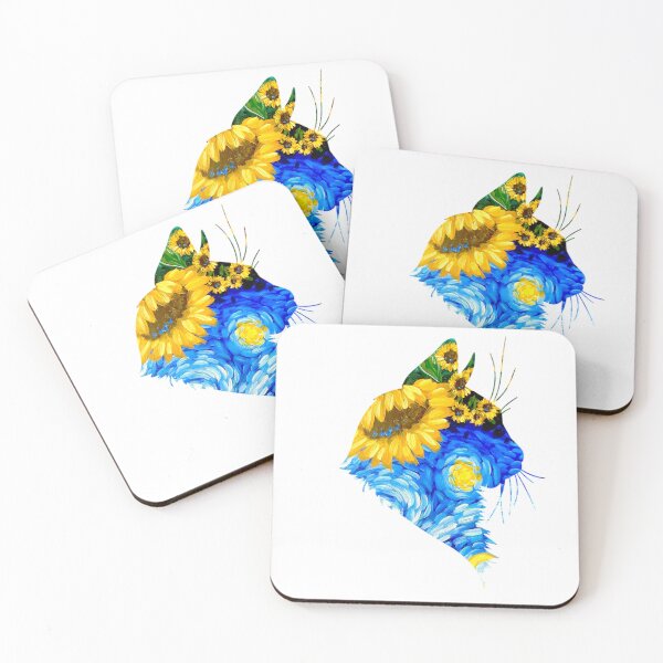 Item preview, Van Gogh Cat Starry Night Van Gogh Cat Lovers designed and sold by Vangoholic.