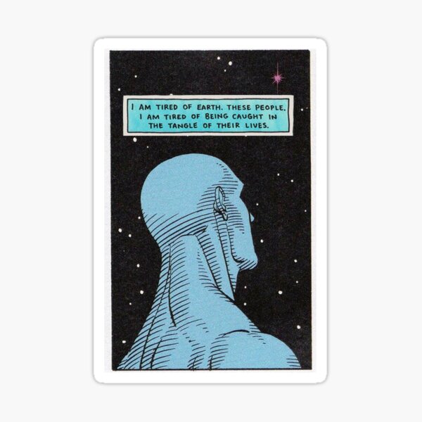 I'm tired of earth Sticker