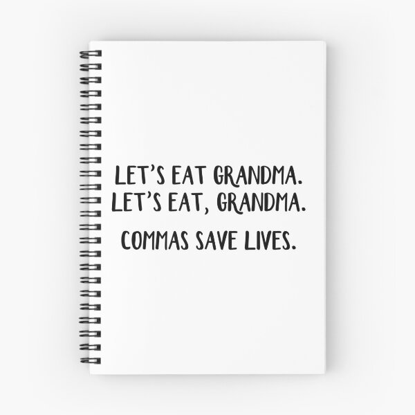 Item preview, Let's eat Grandma Commas save lives designed and sold by allthetees.