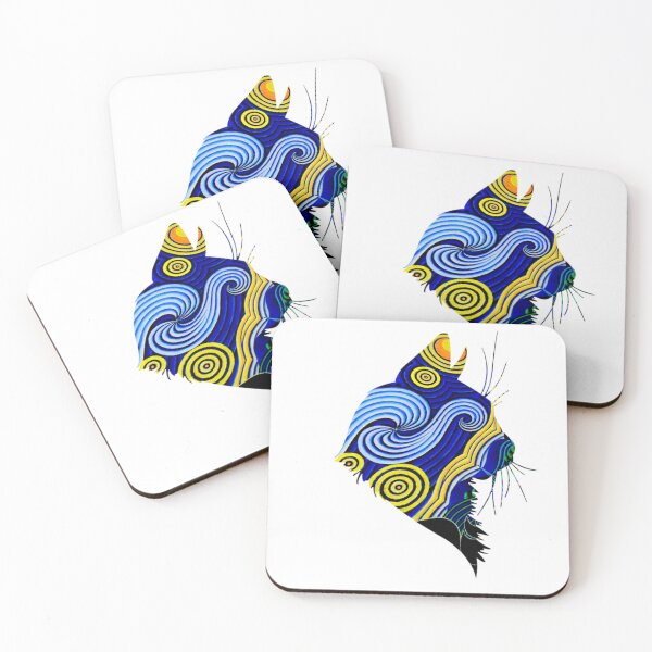 Item preview, Van Gogh Cat Starry Night Van Gogh Cat Lovers designed and sold by Vangoholic.