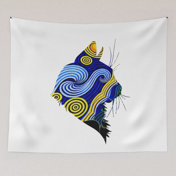 Item preview, Van Gogh Cat Starry Night Van Gogh Cat Lovers designed and sold by Vangoholic.