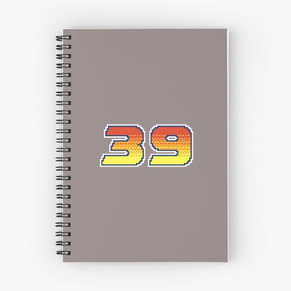 Item preview, 39 Thirty Nine Pixel Font 39ers in Red Orange and Yellow designed and sold by pixeltogs.