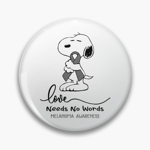 Item preview, Melanoma Awareness - LOVE NEEDS NO WORDS designed and sold by Elise-Chapman.