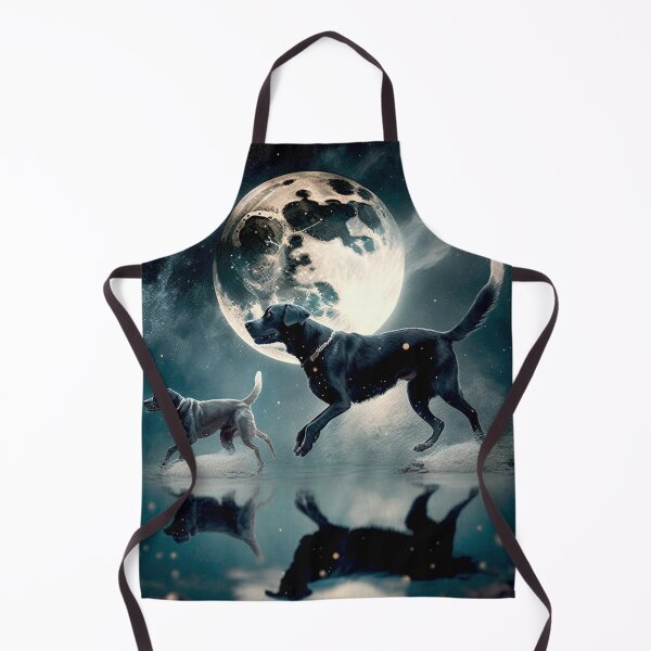 Item preview, Dogs on the water in the moonlight  designed and sold by Chiron WADE.