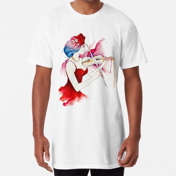 violin girl Long T-Shirt