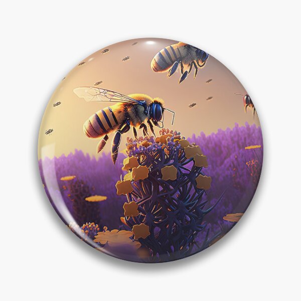 Item preview, bees polinating designed and sold by artyficial-.