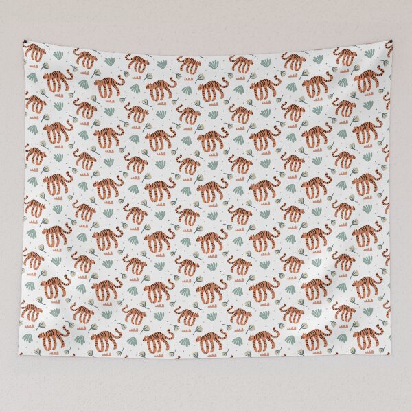 Item preview, Seamless pattern with tiger. designed and sold by Evartfinds.