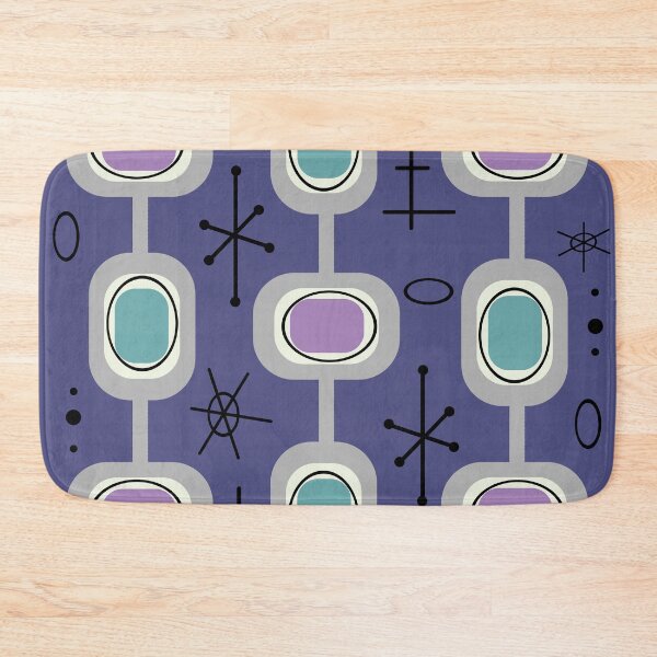 Item preview, Space Age Geometric Art Purple Turquoise designed and sold by thepixelgarden.