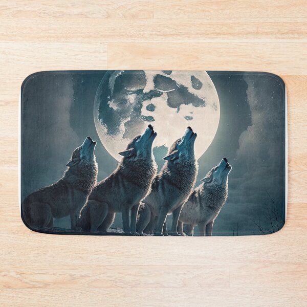 Item preview, bunch of wolves howling at the moon designed and sold by artyficial-.