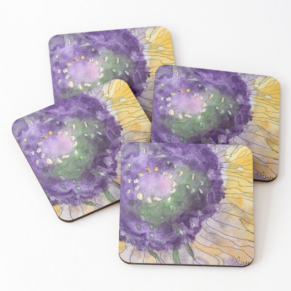 Item preview, Purple and Yellow Flower up Close designed and sold by designs-by-ann.