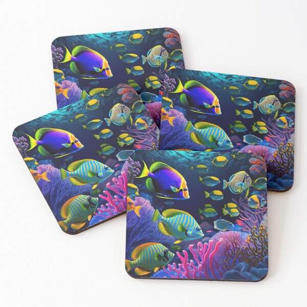 Item preview, colorful fish hanging designed and sold by artyficial-.