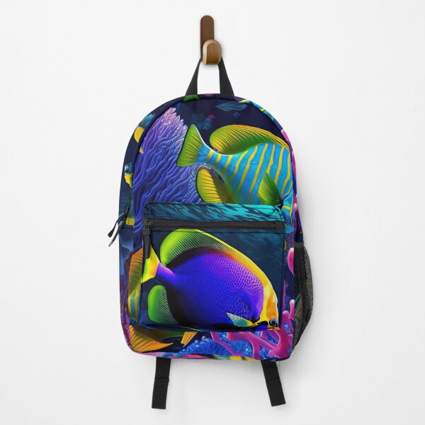 Item preview, colorful fish hanging designed and sold by artyficial-.