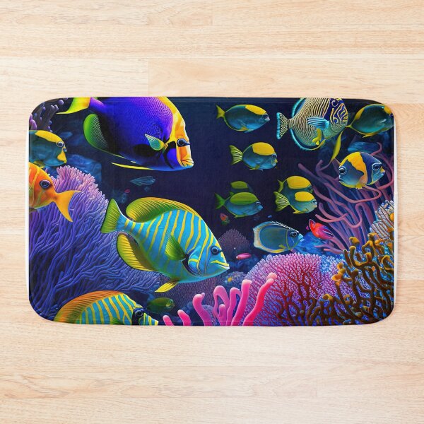 Item preview, colorful fish hanging designed and sold by artyficial-.