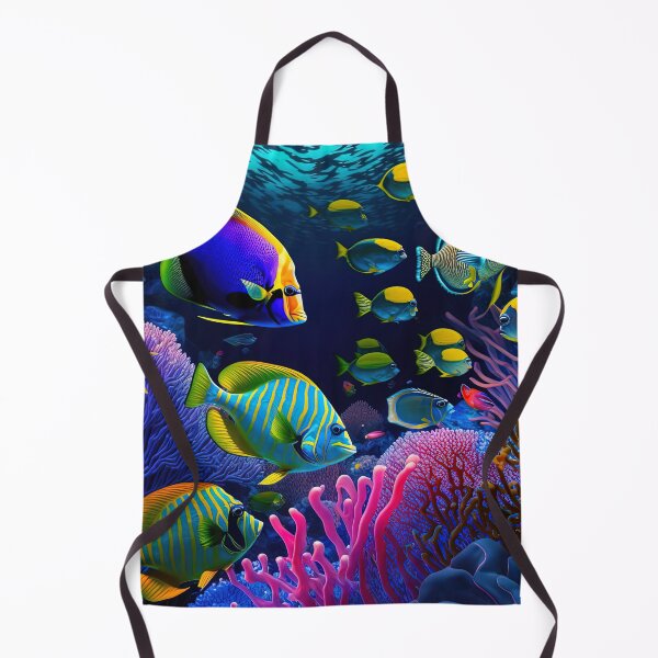 Item preview, colorful fish hanging designed and sold by artyficial-.