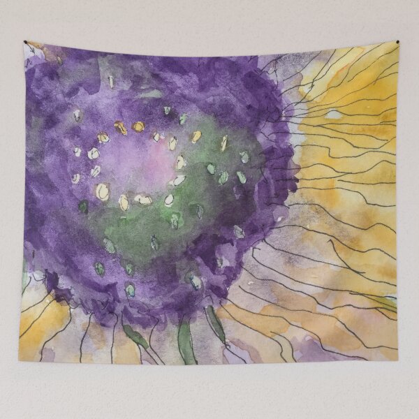 Item preview, Purple and Yellow Flower up Close designed and sold by designs-by-ann.