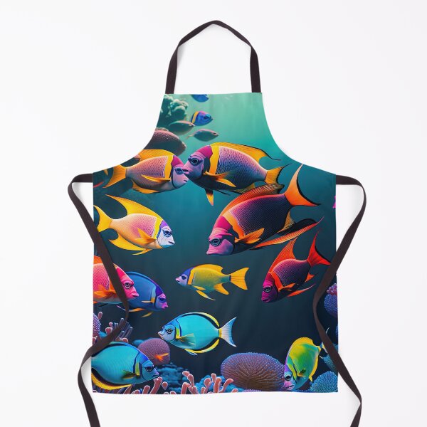 Item preview, colorful fish swimming in the ocean designed and sold by artyficial-.
