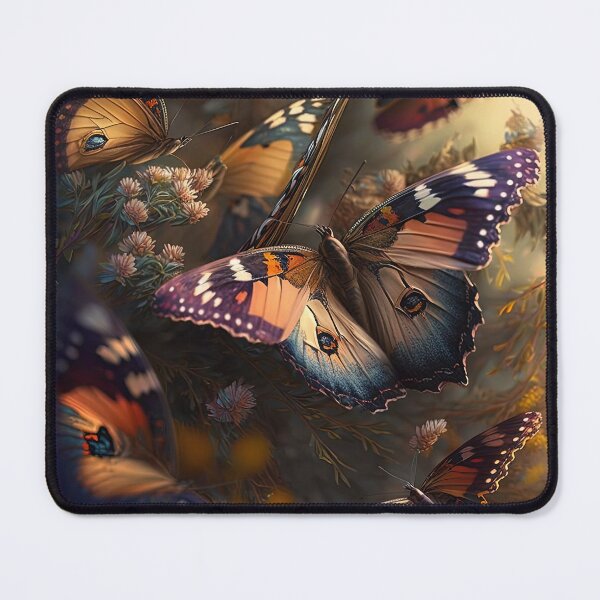 Item preview, group of butterflies on flower designed and sold by artyficial-.