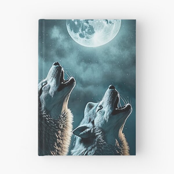 Item preview, group of wolves howling at the moon designed and sold by artyficial-.