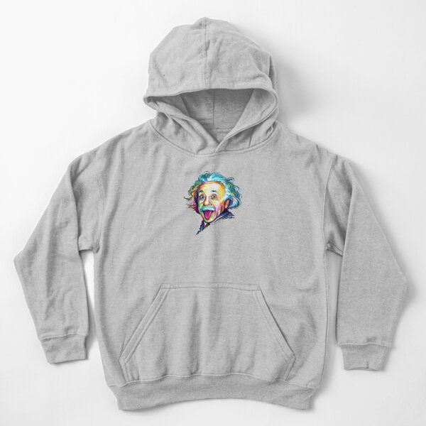 Albert Einstein Kids Pullover Hoodie