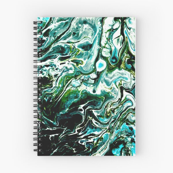 Item preview, Emerald green acrylic paint mixed pour  designed and sold by baksuart.