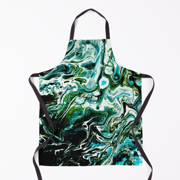 Item preview, Emerald green acrylic paint mixed pour  designed and sold by baksuart.
