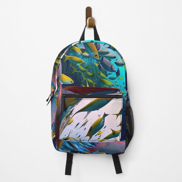 Item preview, kaleidoscope of colorful fish designed and sold by artyficial-.
