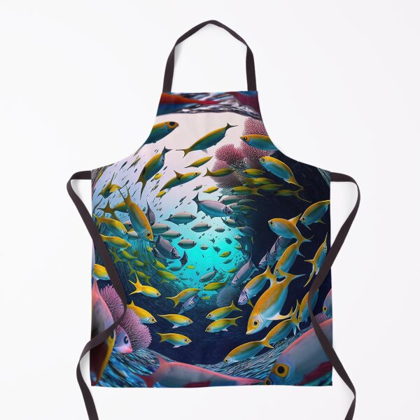 Item preview, kaleidoscope of colorful fish designed and sold by artyficial-.