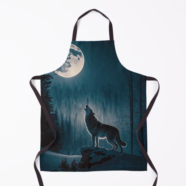 Artikelvorschau, Lone wolf howling at the moon entworfen und verkauft von artyficial-.