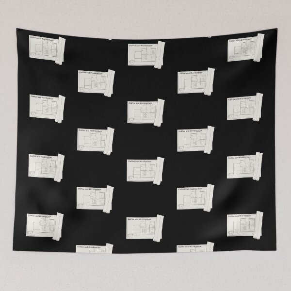 Item preview, Coffee and Architecture designed and sold by WearYourMood.