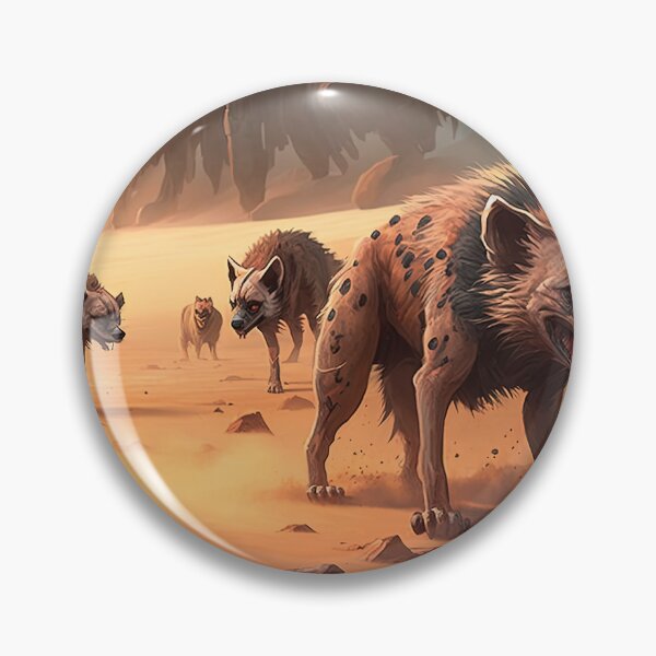 Item preview, Pack of hyenas hunting designed and sold by artyficial-.