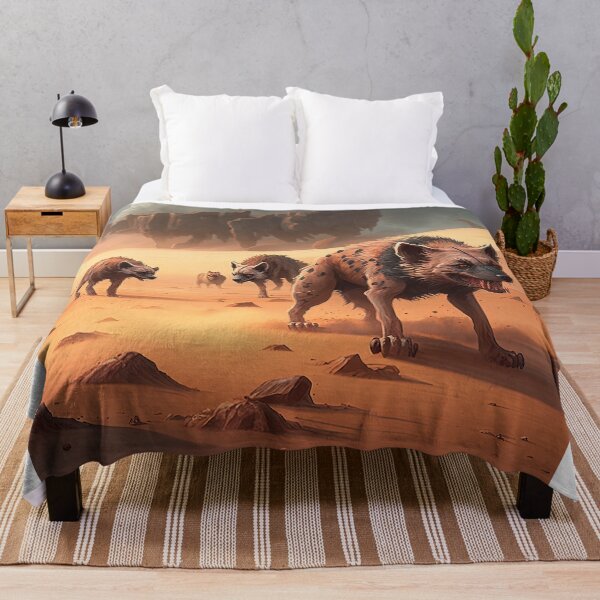 Item preview, Pack of hyenas hunting designed and sold by artyficial-.